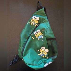 Keroppi Sanrio Crossbody Sling Backpack Bag